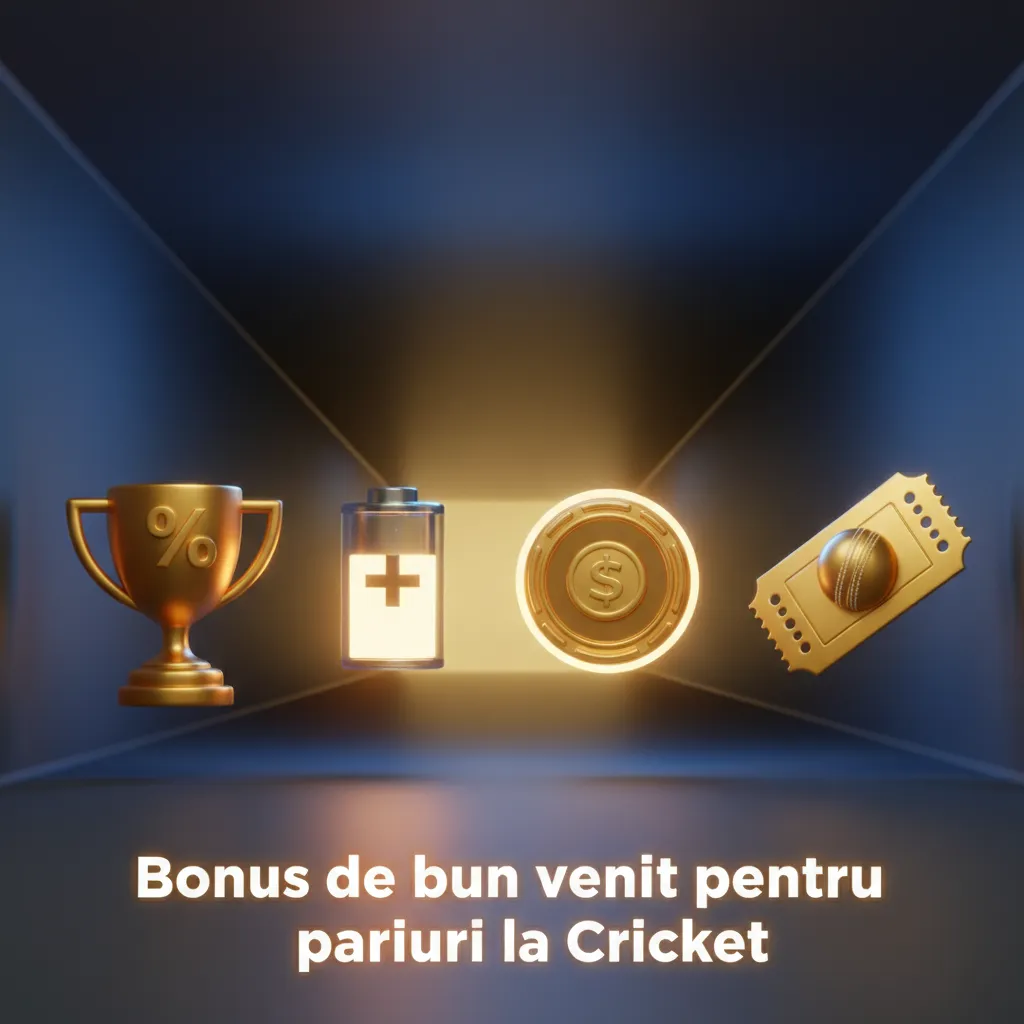 Banner promo cricket: bonus de bun venit până la 500% la pariuri; activează în Casierie sau la înregistrare.