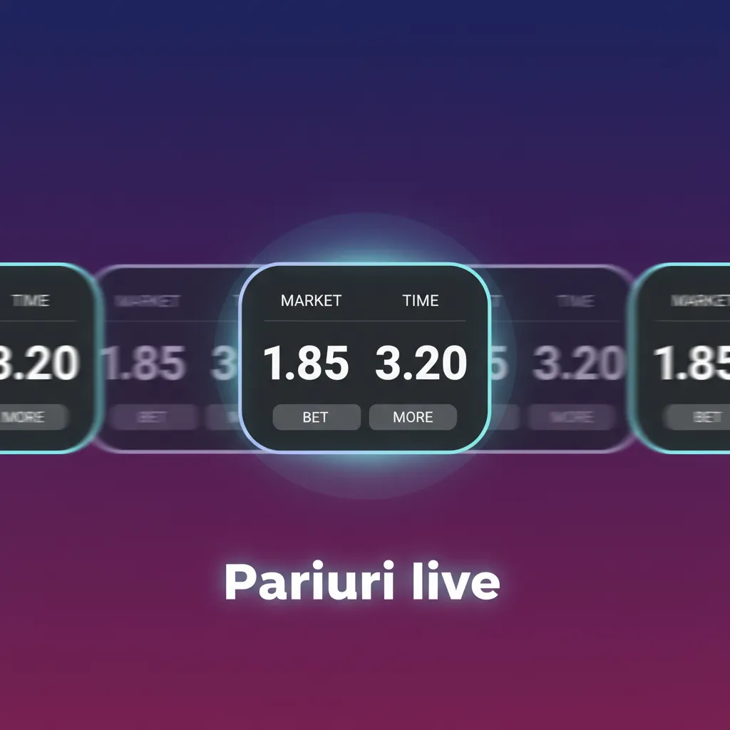 Ecran Pariuri live: fotbal, tenis, baschet, eSports; cote dinamice, Cash Out, statistici live și slip cu câștig actualizat