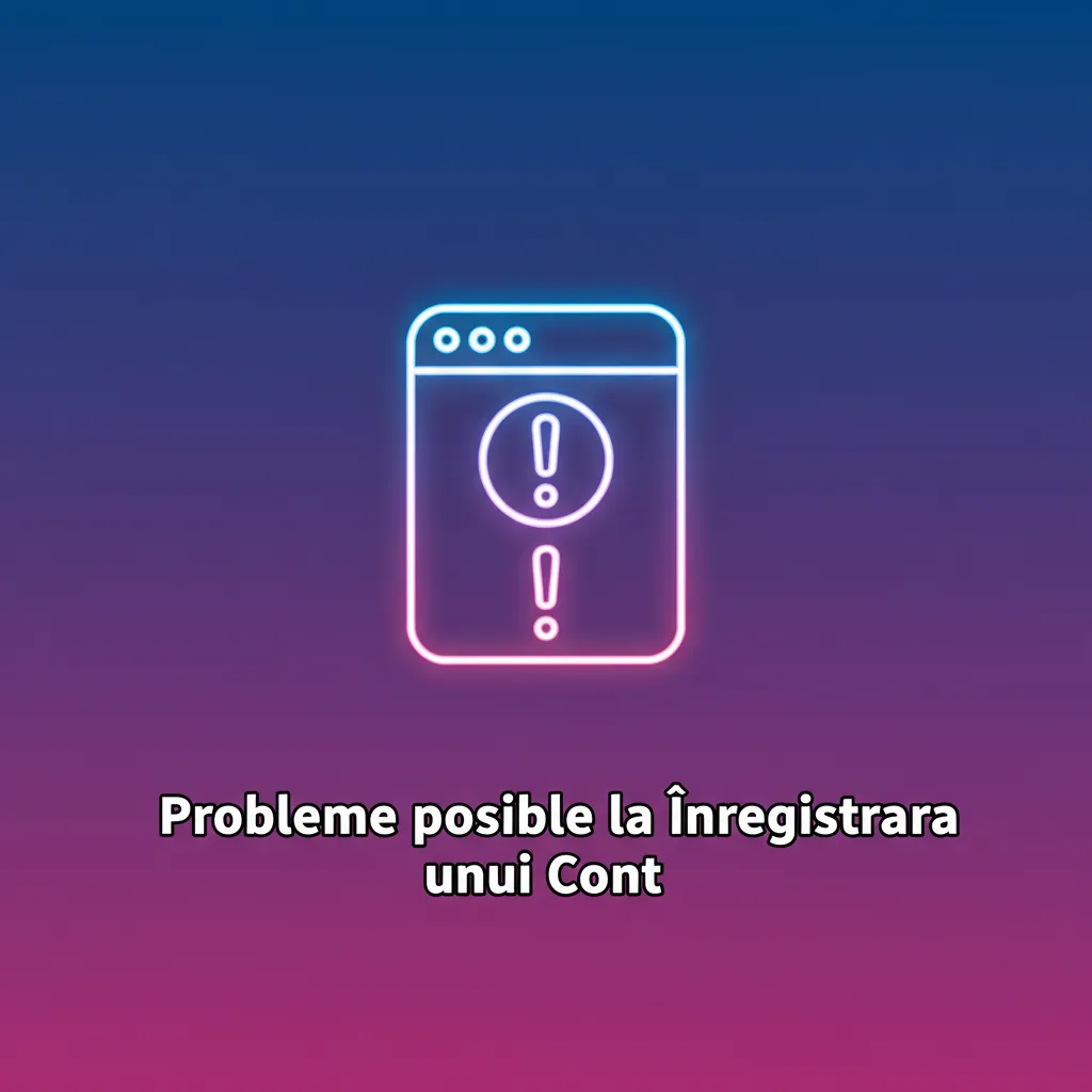 Infografic: probleme la înregistrarea contului: email folosit, cod SMS lipsă, document respins, plată refuzată, cont blocat