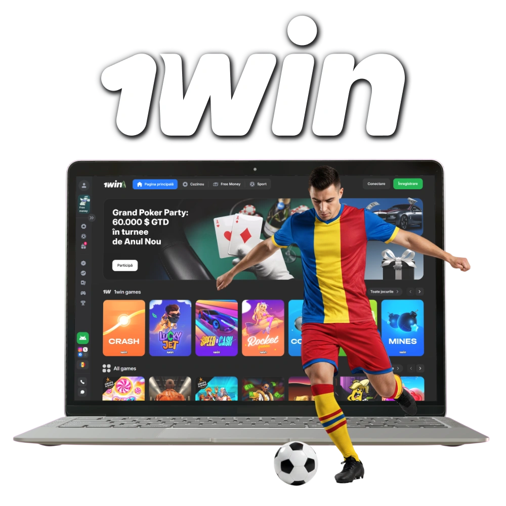Vizitați site-ul oficial al cazinourilor și pariurilor 1win Moldova.