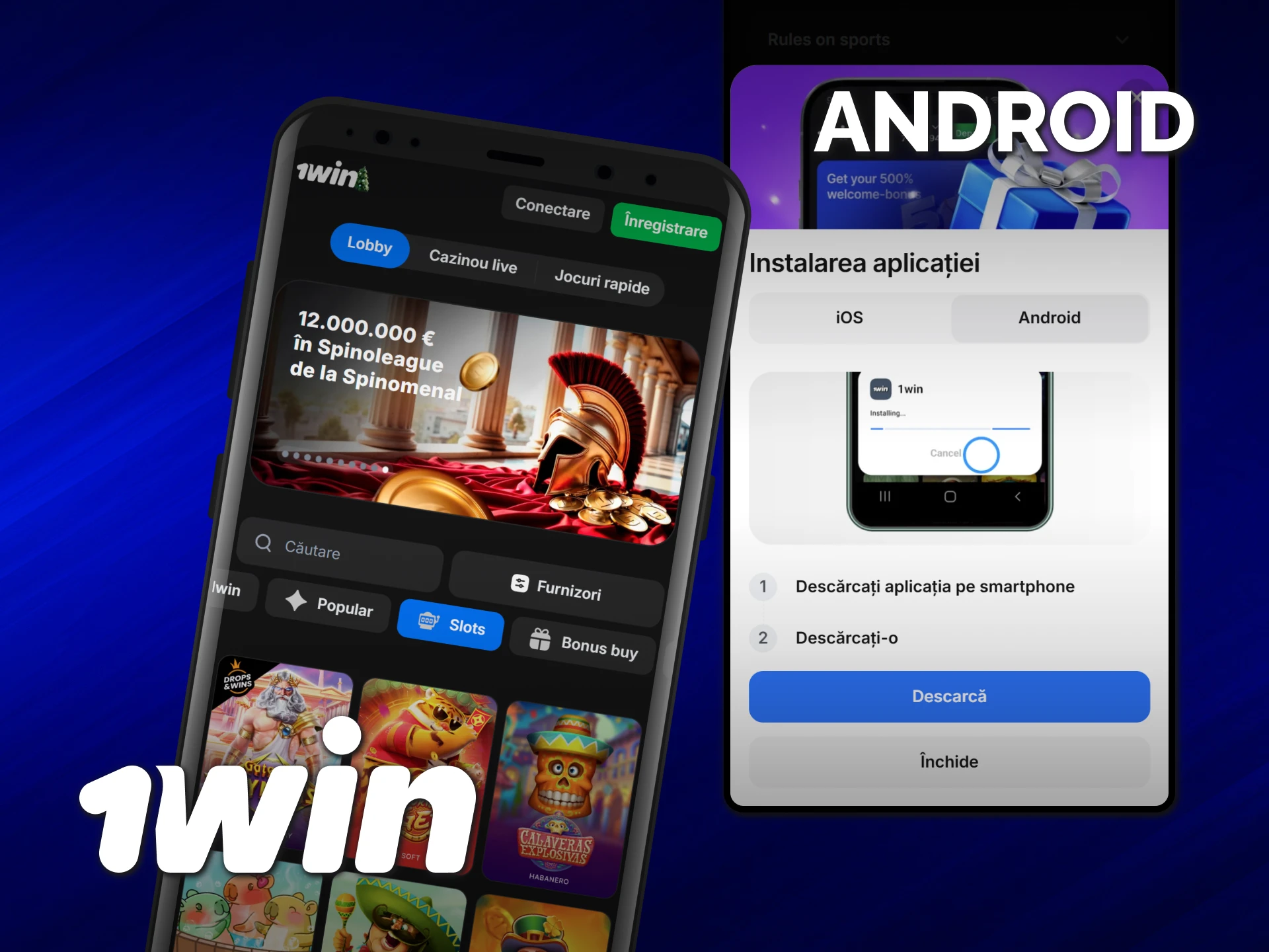 Instalează aplicația 1win pe sistemul Android pentru o experiență mobilă rapidă.