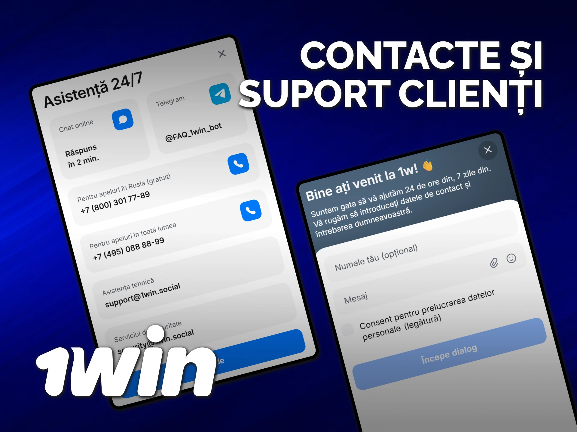 Contactează echipa de suport 1win Official pentru asistență tehnică rapidă și eficientă.