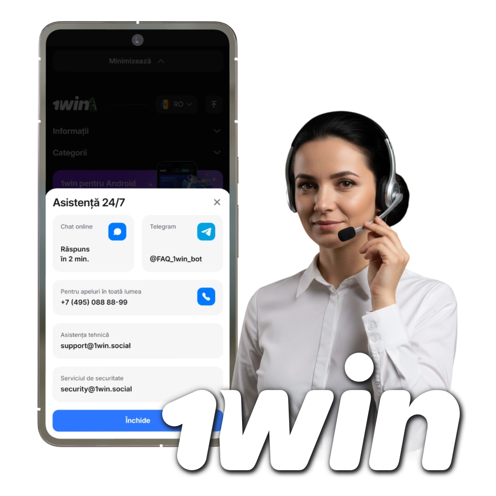 Depanați problemele legate de asistența online 1win în Moldova.