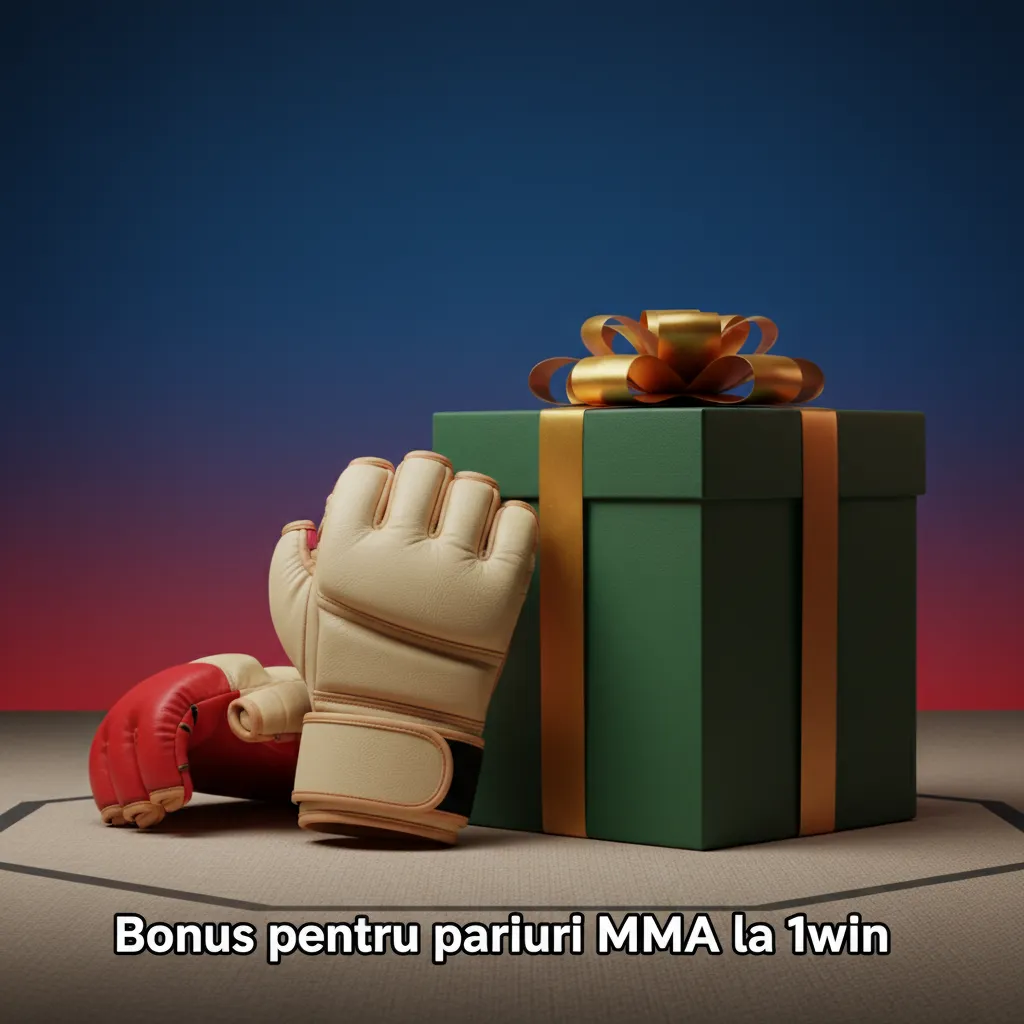 Banner 1win: bonus de bun‑venit pentru pariuri MMA, procent din depunere cu plafon în MDL, valabil pre‑meci și live.