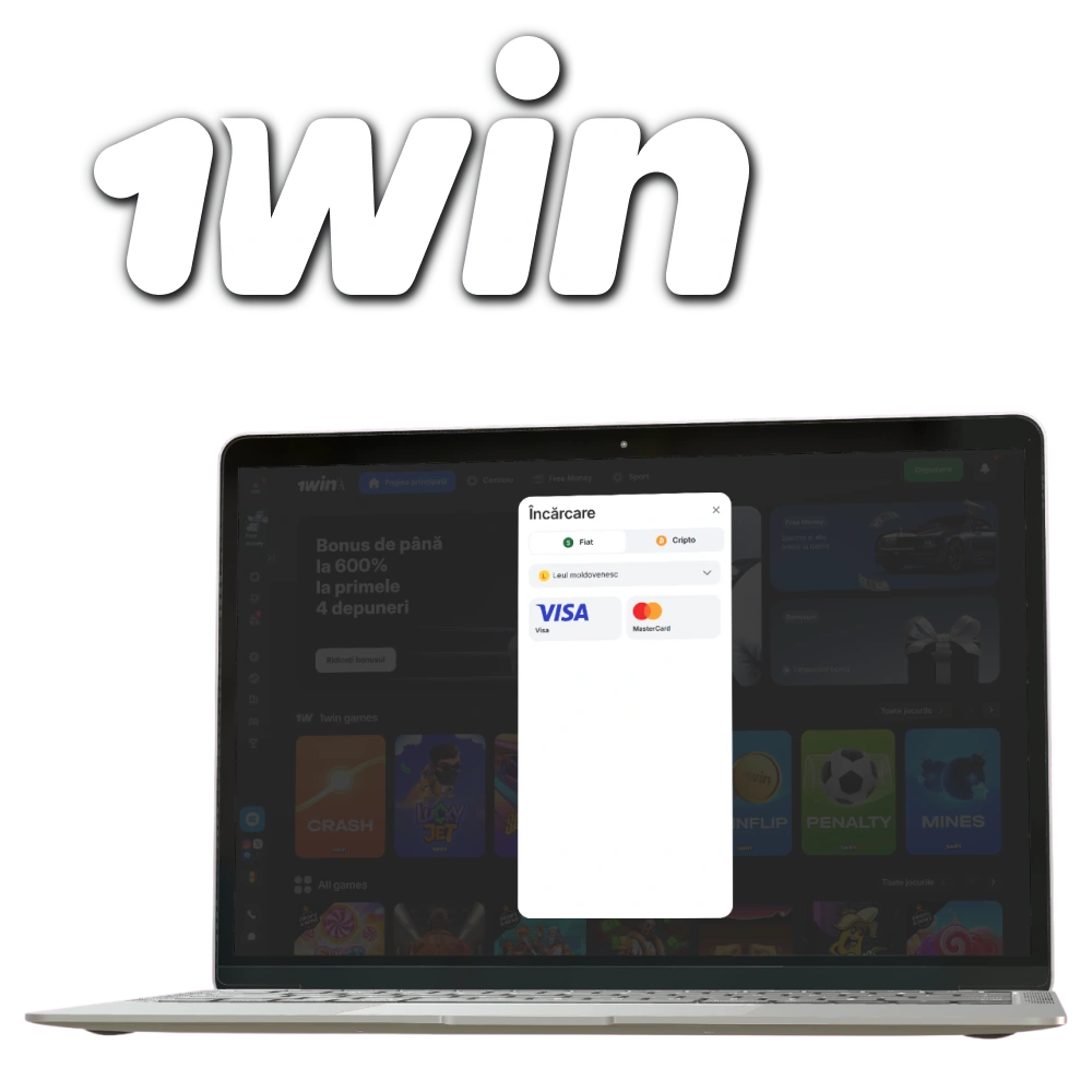 Descoperă metode de plată prin card și cripto la 1win Moldova.