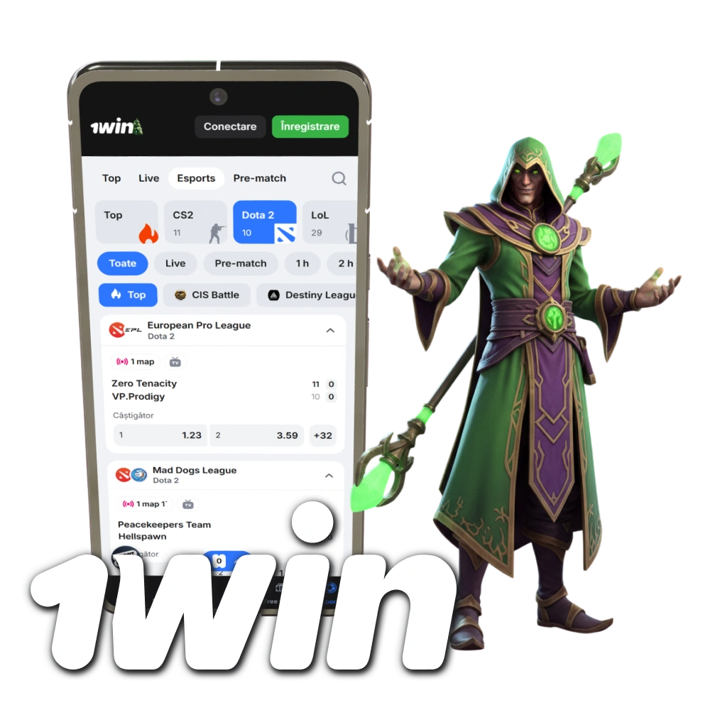 Descoperă oferta de pariuri Dota 2 la 1win Moldova online.
