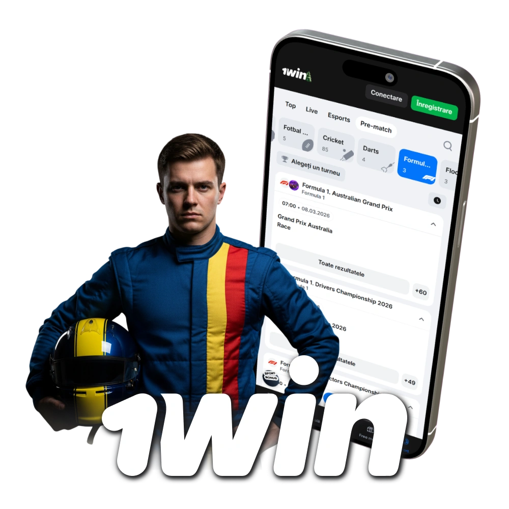 Descoperă cote excelente pentru Formula 1 la 1win Moldova acum.