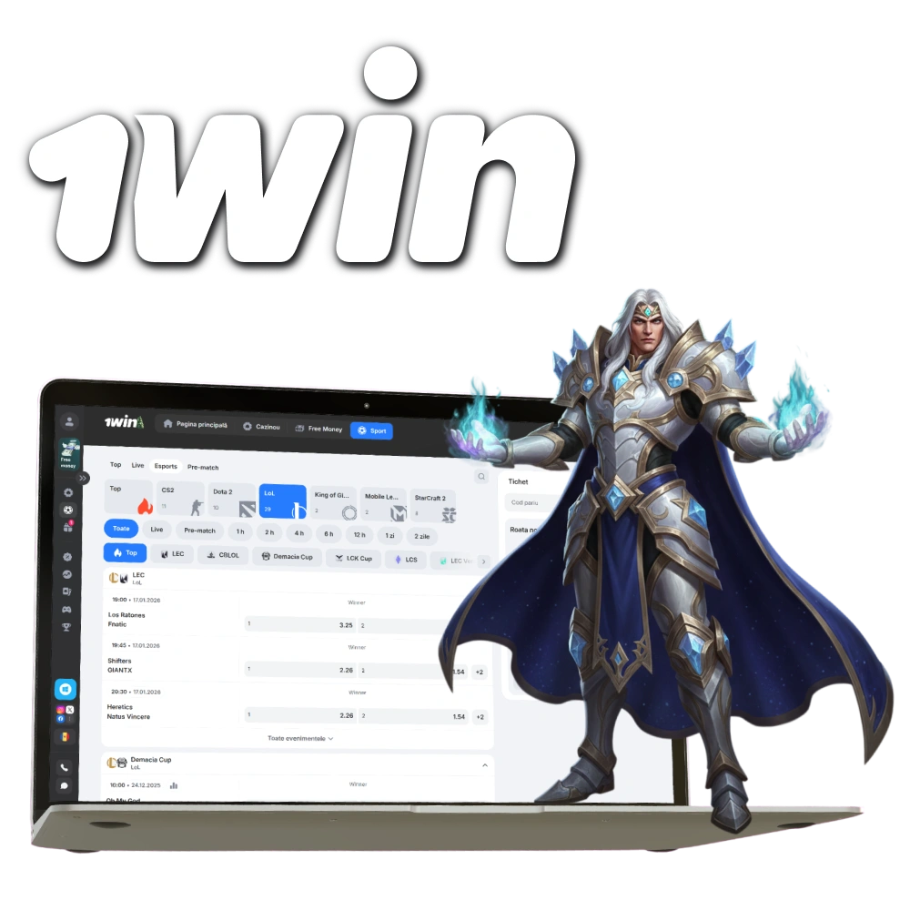 Pariază acum pe League of Legends la 1win Moldova astăzi.