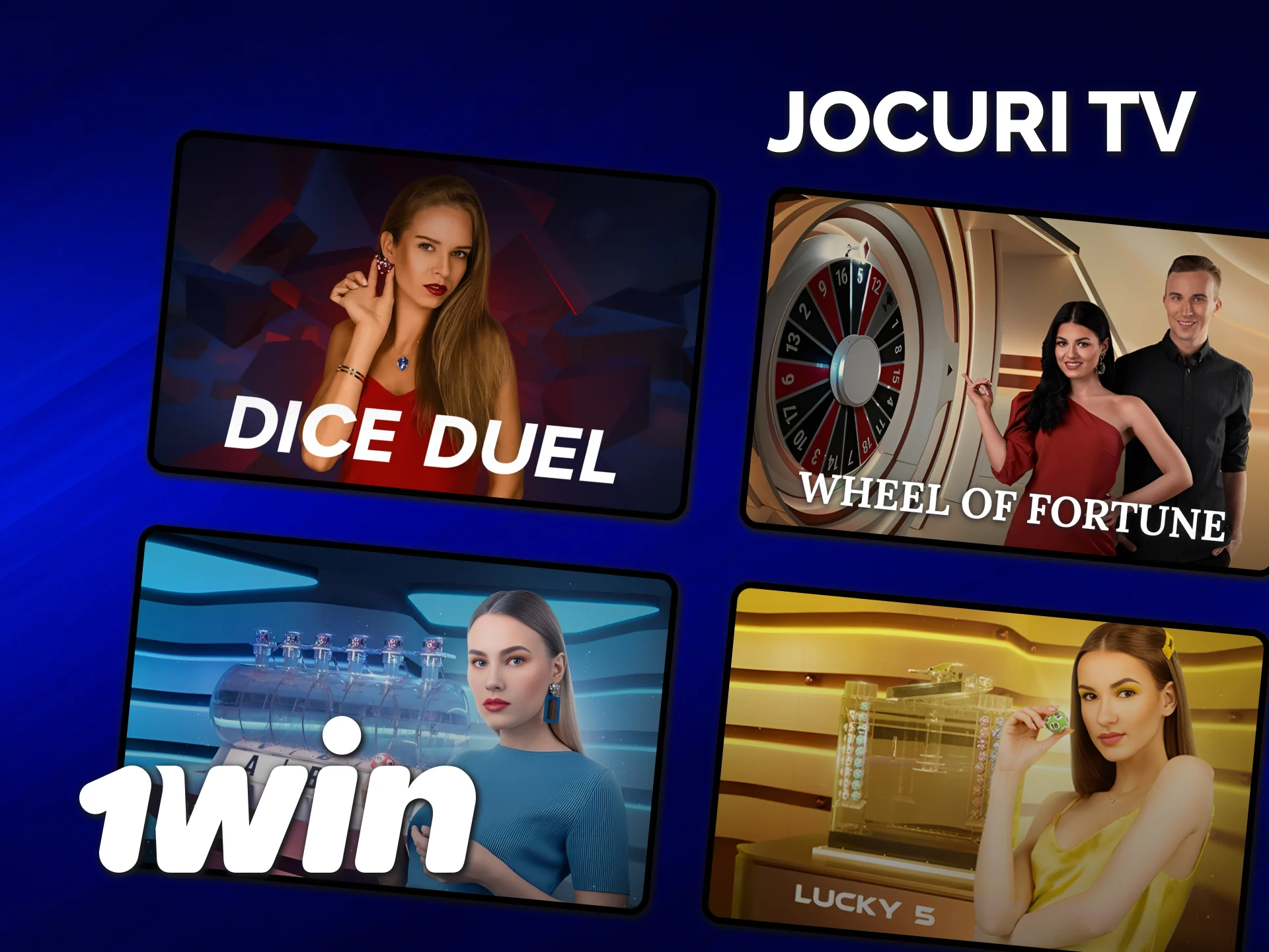 Descoperă jocuri TV interactive disponibile în oferta cazinou live 1win astăzi.