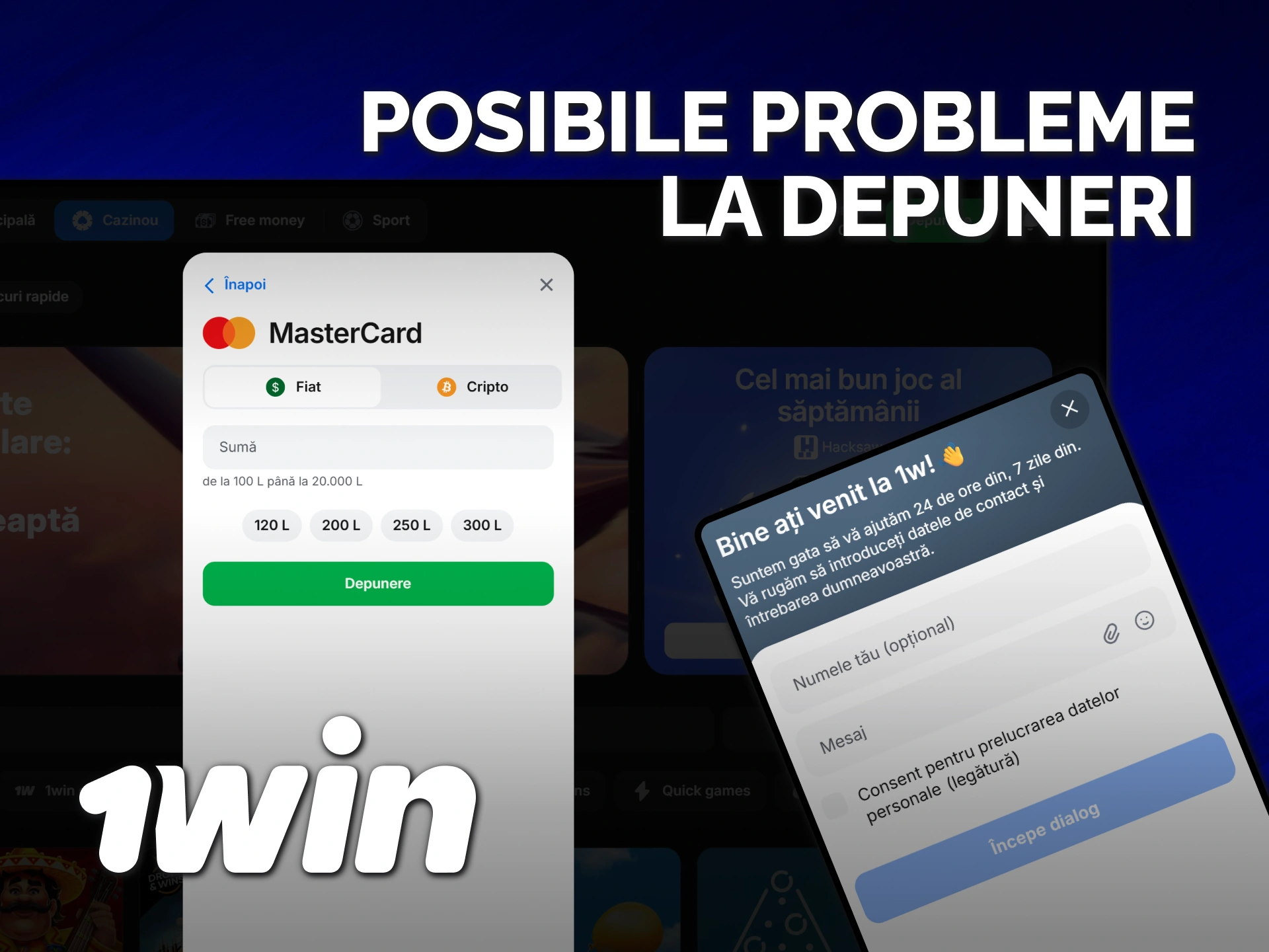 Află cum să rezolvi rapid orice dificultate legată de depunere 1win.