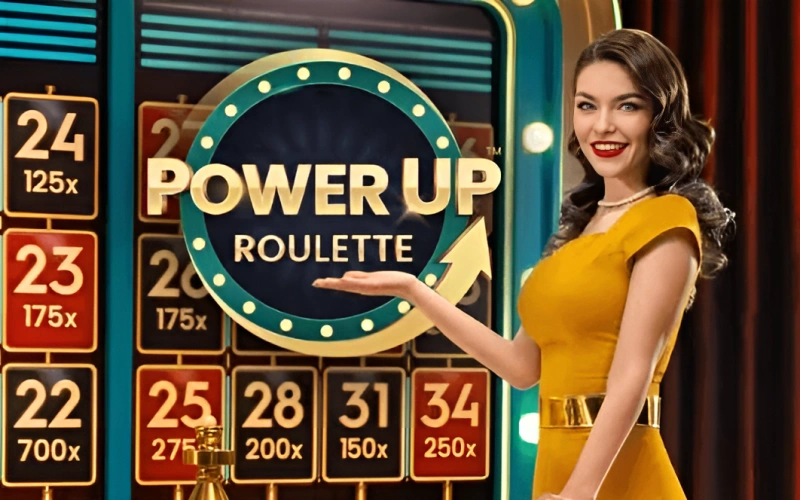 Multiplică-ți câștigurile la PowerUP Roulette live folosind interfața modernă 1win.