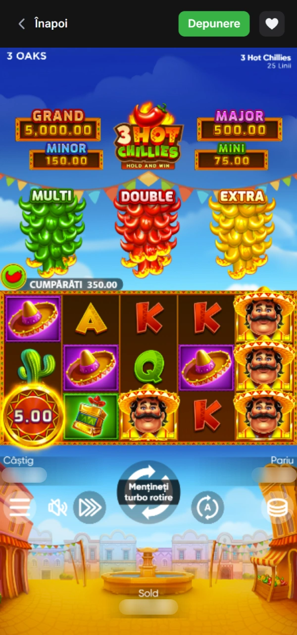 Ajustează miza dorită înainte de a învârti rolele la sloturi 1win.