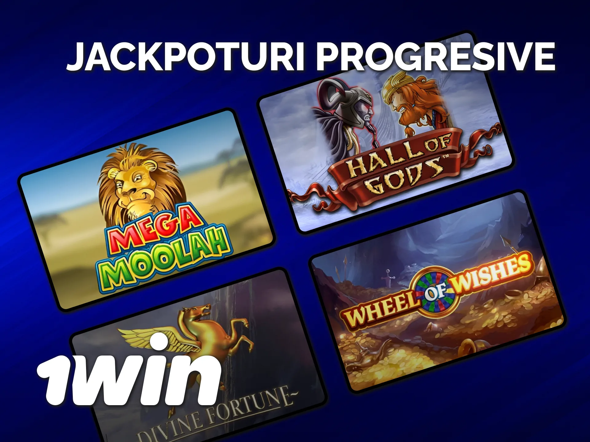 Vânează premii uriașe în sloturi cu jackpot progresiv la 1win Moldova.