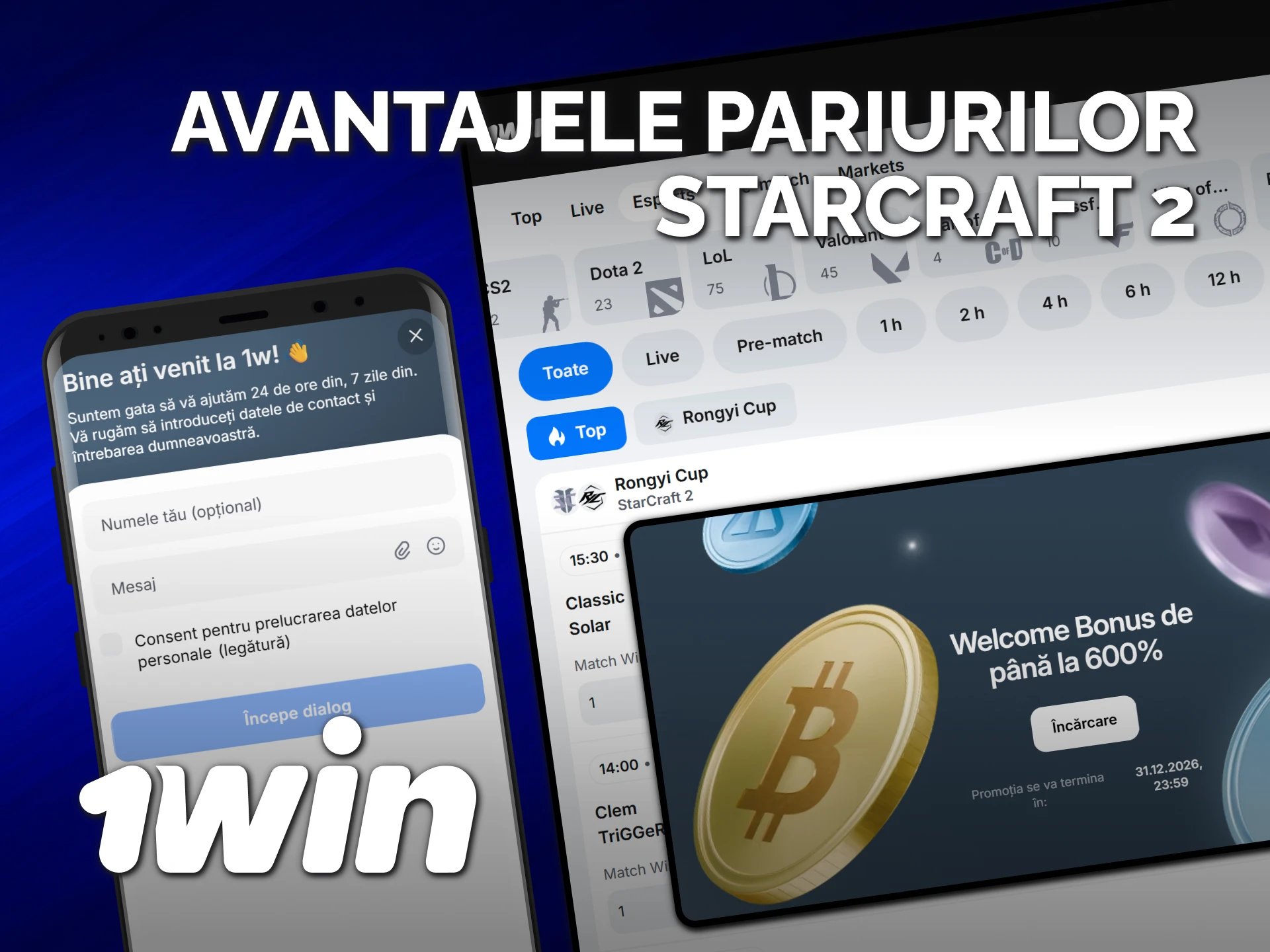 Descoperă avantajele 1win Moldova atunci când plasezi pariuri StarCraft 2.