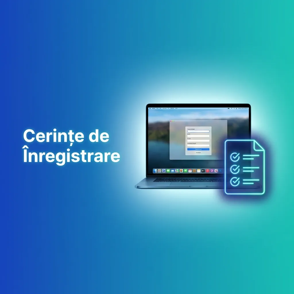 Registration requirements form showing age, identity, and account verification rules for platform access