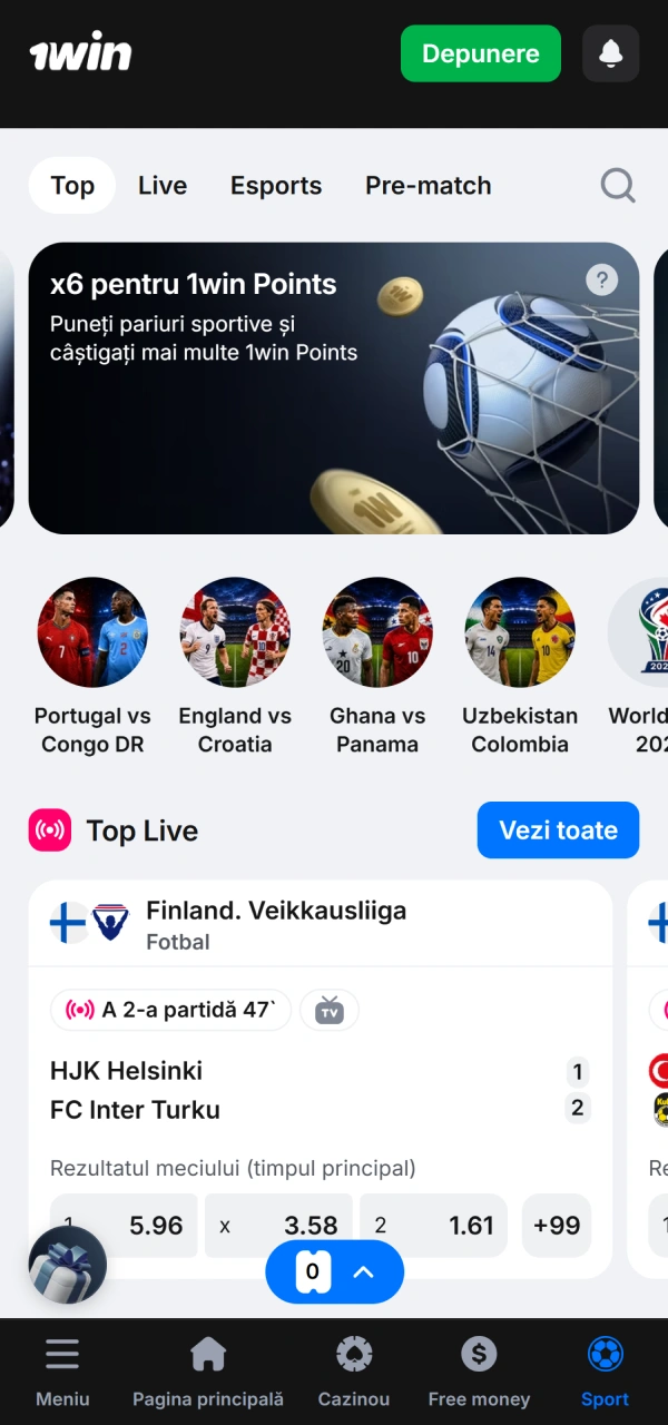 Descoperă ligile de top unde poți să pariezi prin 1win Aplicația.